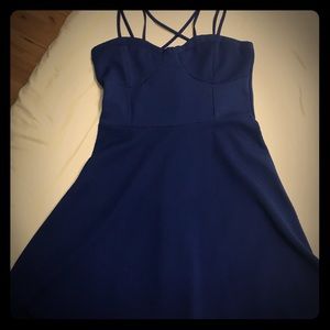 Royal blue dress
